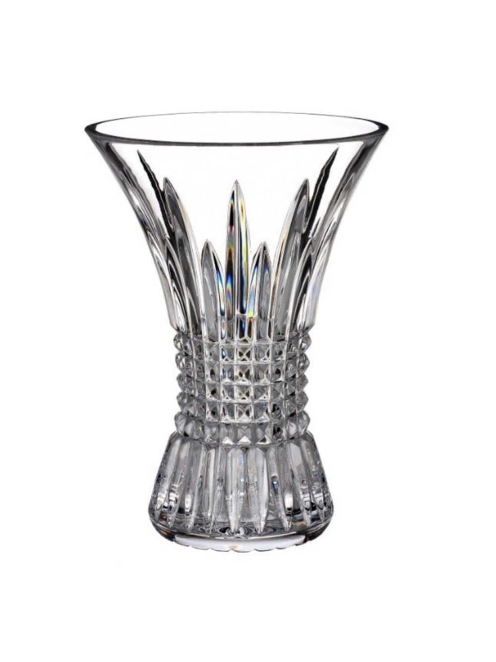 Waterford Lismore Diamond Vase 8 inch New in Box With Tags